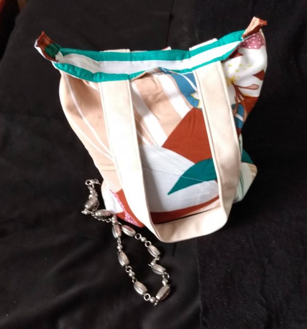 Bolsa grande com zíper
